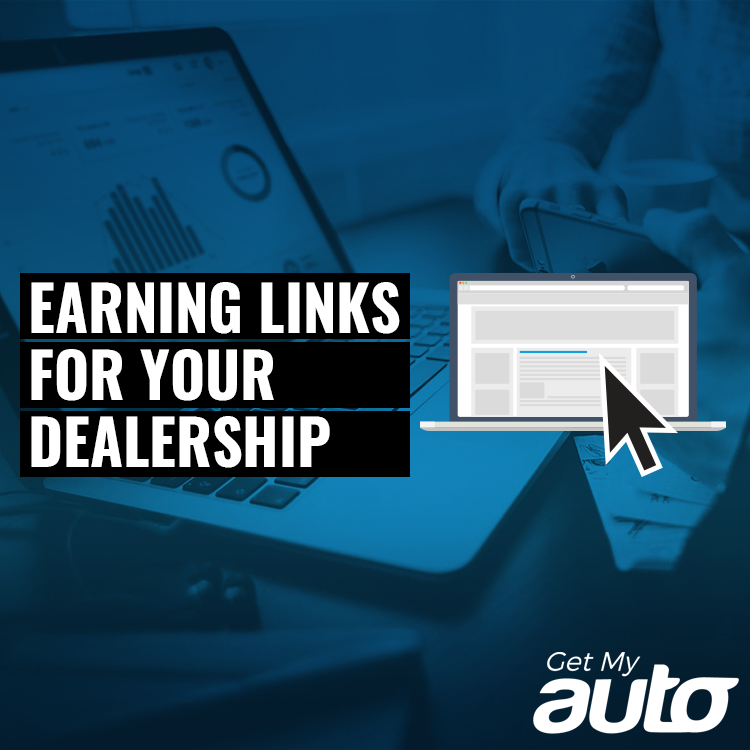 Earning Links for Your Dealership Website - featured image for Automotive SEO article